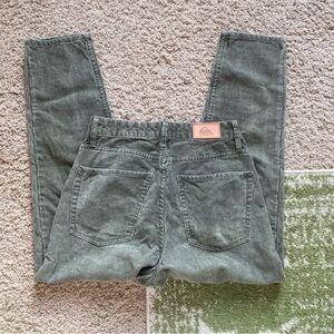 Quiksilver Green Corduroy Pants